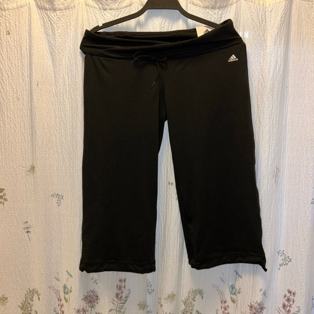 Adidas Black Capri Pants